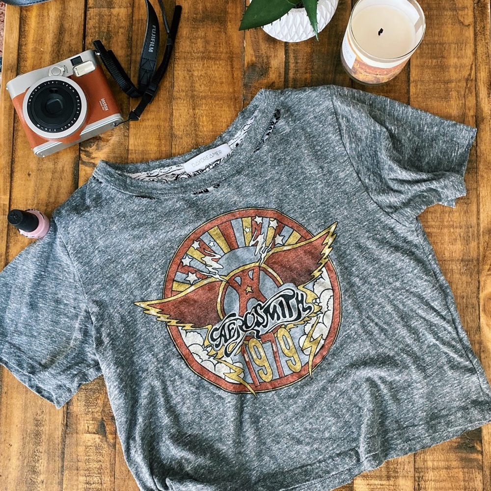 Daydreamer Aerosmith Crop T shirt